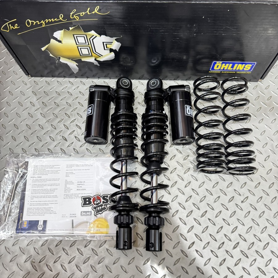 Shock Tabung Ohlins Black Edition Rear Yamaha XMAX 250 300