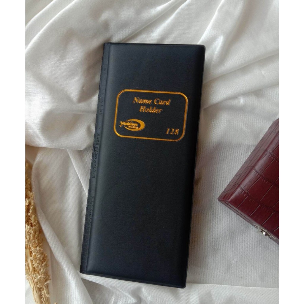 BUKU KARTU NAMA 128 CARDS / Name card holder 128 +