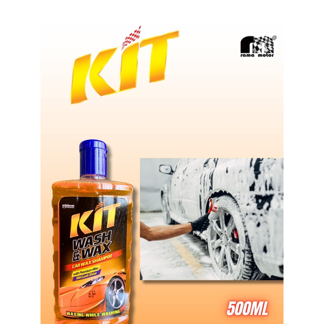 KIT WASH & WAX-SHAMPOO MOBIL WAX-500ML