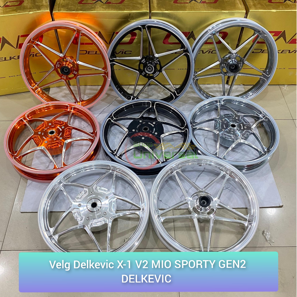 VELG DELKEVIC BINTANG X1 V2 STYLO 160 ABS MIO SPORTY BEAT SCOOPY VARIO MIO M3 XEON MIO SOUL KARBU VA