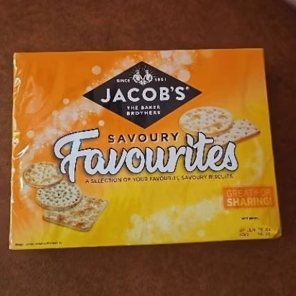 

TERMURAH READY STOCK SALE JACOB'S SAVOURY FAVOURITES BISCUITS PO UK / SHARING PACK 200GRAM / BISKUIT IMPORT ENAK JACOBS