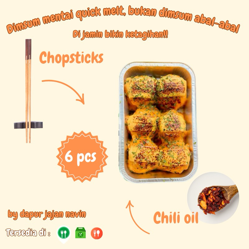 

dimsum ayam quick melt + chili oil (bukan dimsum mentai abal-abal) dijamin bikin nagih