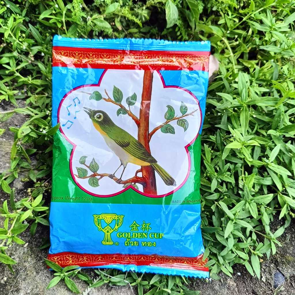 Voer Golden Cup Pleci Voer Dosis Tinggi Pakan Harian Burung Pleci Oriental Mata Putih