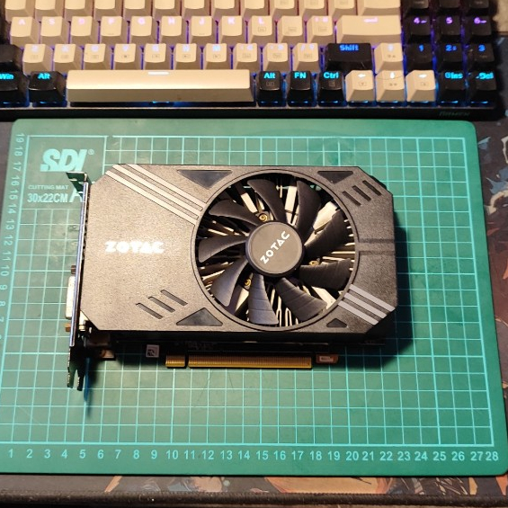 VGA Zotac GTX 1060 3GB GDDR5 192bit  Single Fan Performa mantap