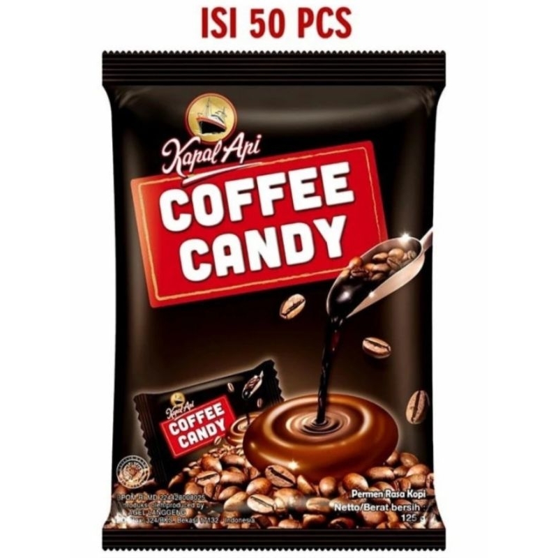 

permen kapal api coffe candy isi 24 pack,1 pack isi 50 pcs x 125 gr