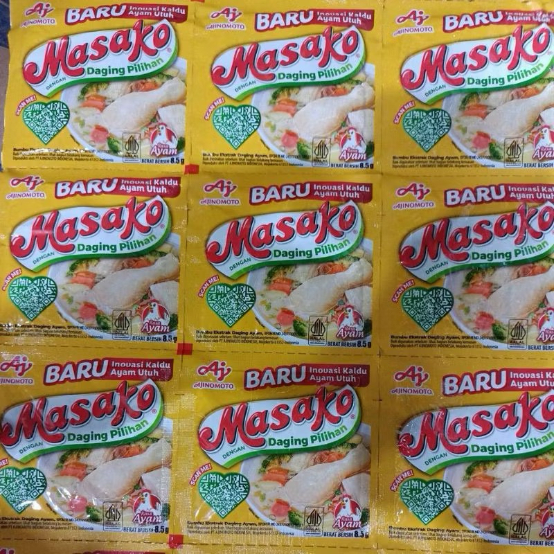

Ajinomoto penyedap rasa masako ayam (harga 1pcs)