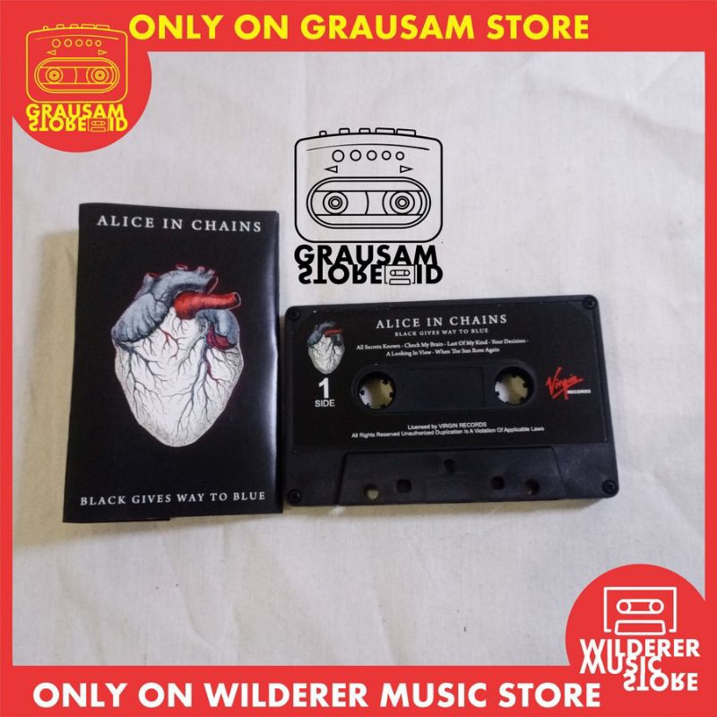 Kaset Pita Alice in Chains - Black Gives Way to Blue