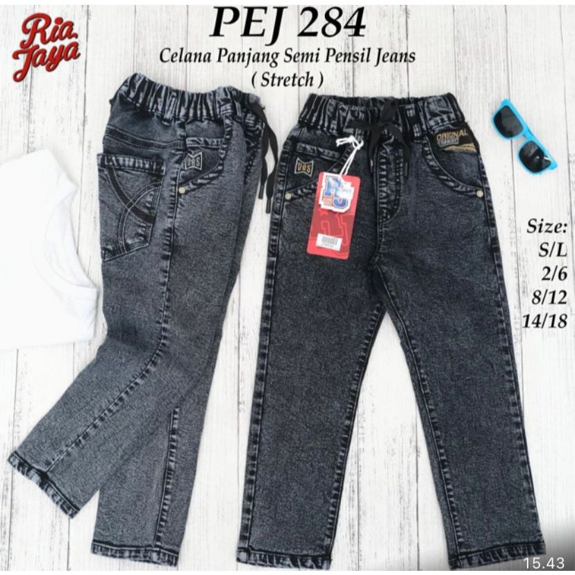 CELANA PANJANG JEANS RIA JAYA ANAK ANAK DAN REMAJA ORIGINAL