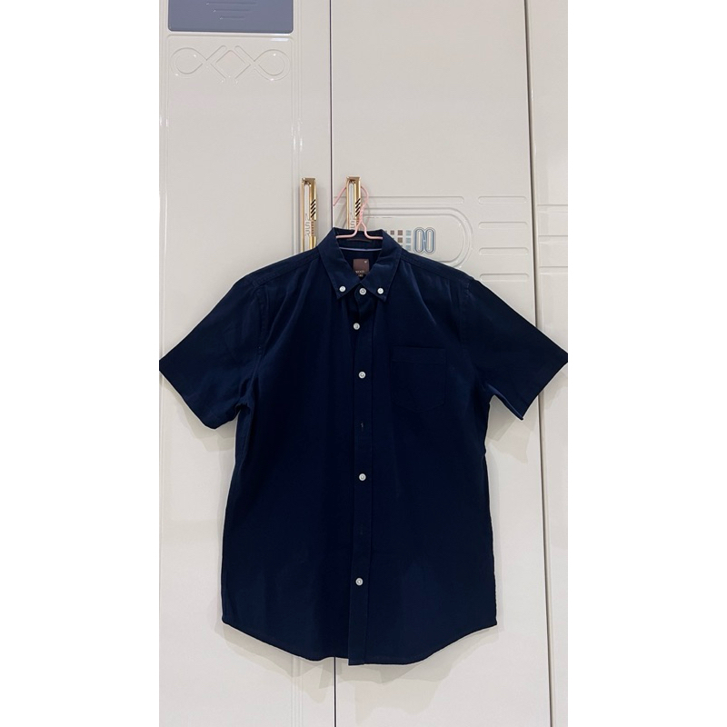 kemeja wood navy