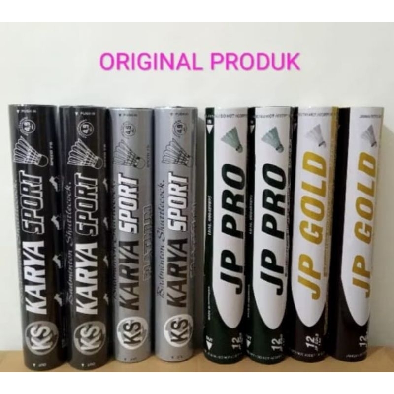 shuttlecock jp gold / jp pro / karya sport original kok Badminton bagus