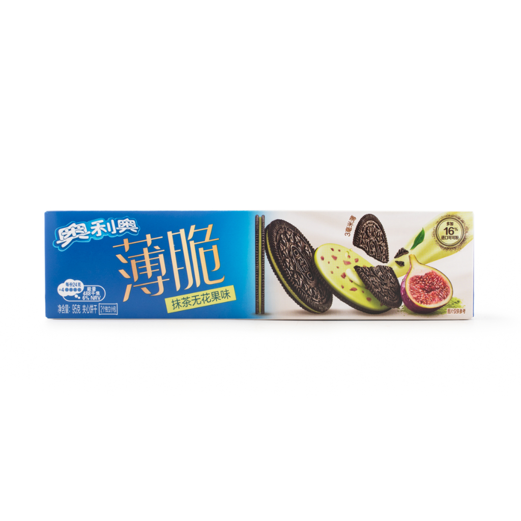 

Oreo Thin Rasa Matcha & Fig (Buah Tin) Cookies Import China (95gr)