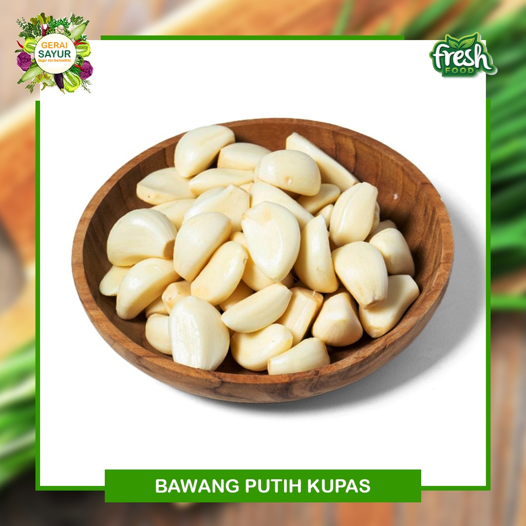 

Bawang Putih Kupas 500 Gram - Gerai Sayur Segar Depok