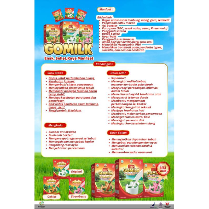 

✨Amiraifa✨GOMILK Susu Kambing Etawa plus Herbal 200 gram