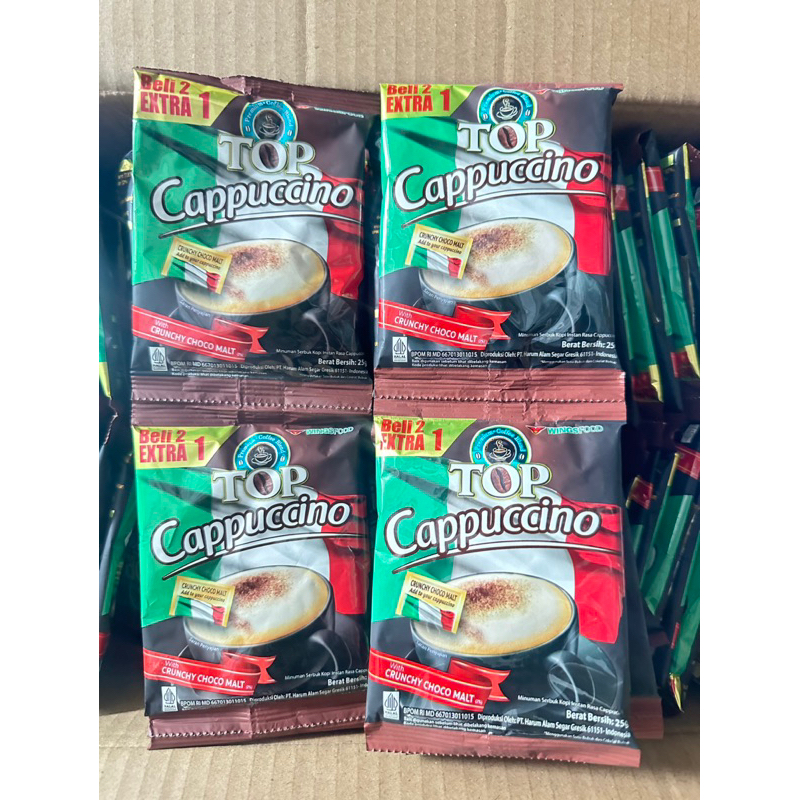

Top Cappucino isi 15sachet per sachet / Kopi TOP