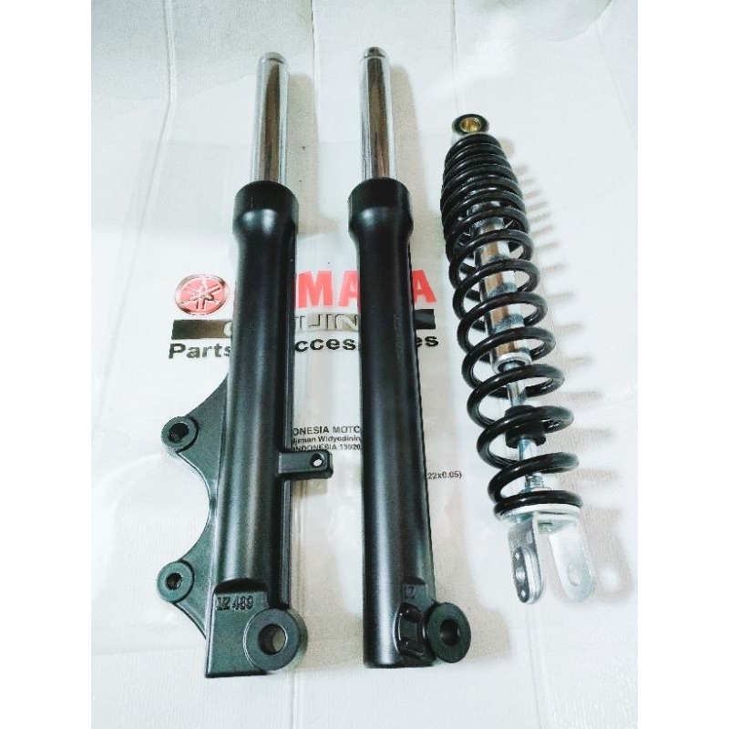 PAKETAN SHOCK KOMPLIT DEPAN + SHOK BELAKANG MIO SPORTY MIO LAMA MIO 5TL