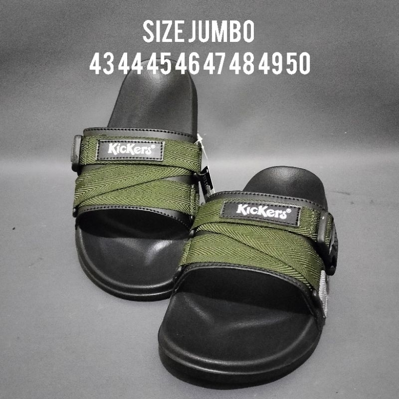Sandal Webing Jumbo Pria Sendal Slip-on besar Zumbo
