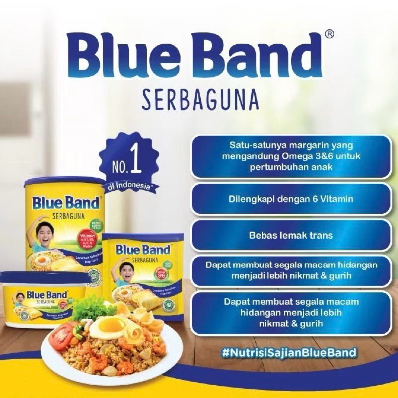

HA BlueBand Renceng Serbaguna Sachet 20gr (ISI 12)