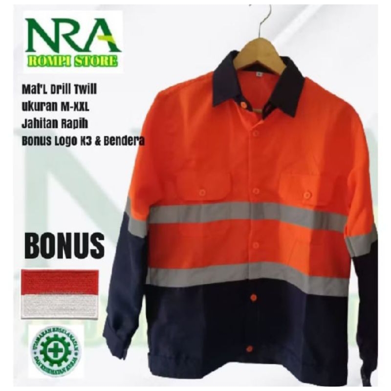 BAJU PROYEK, BAJU TAMBANG,  BAJU PROYEK MURAH, WEARPACK, WEARPACK SAFETY