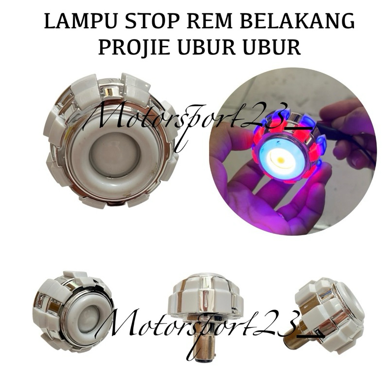 Lampu stop rem belakang projie ubur ubur Rgb Lampu Stop Rem Proji mini Stoplamp Projie Belakang Ubur