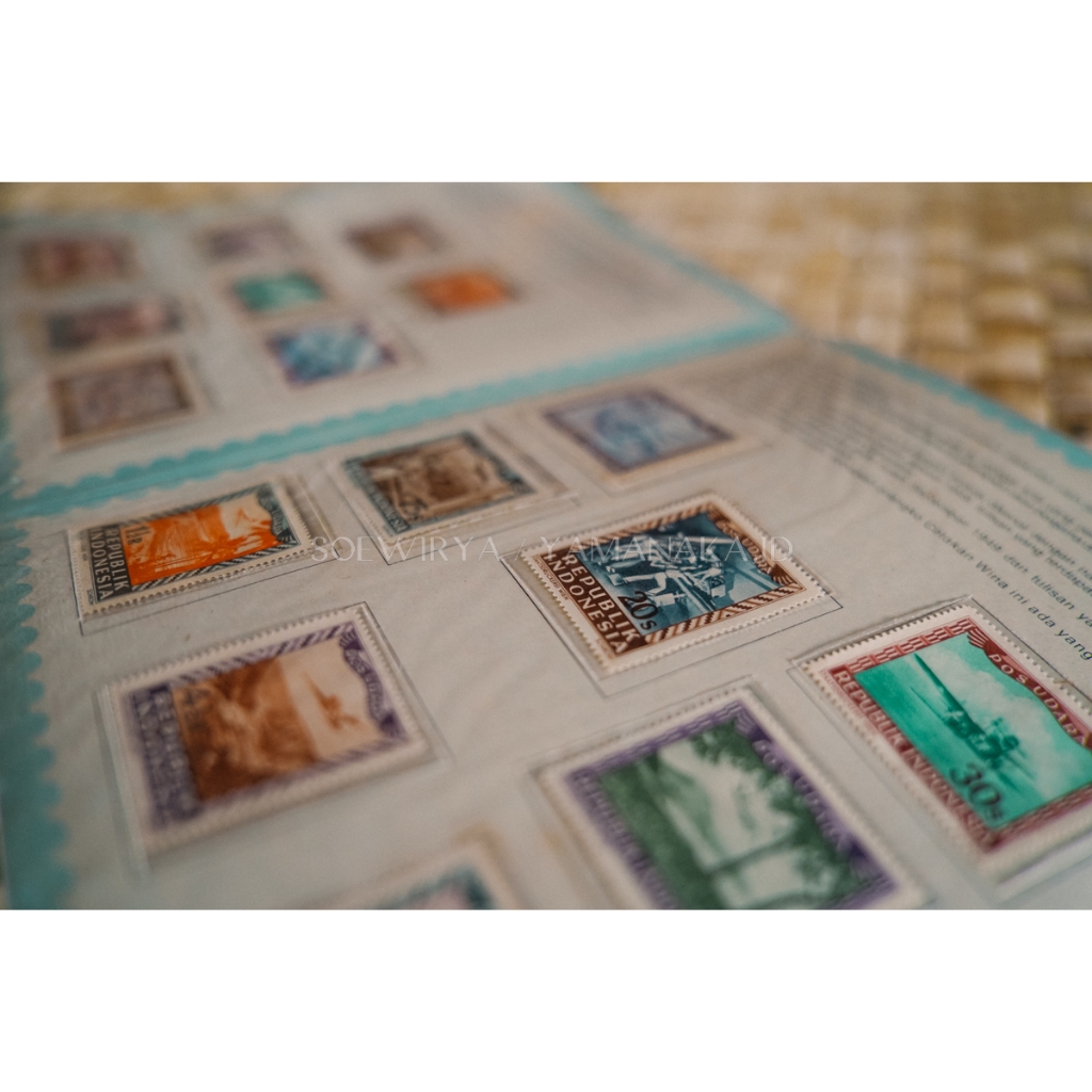 

Prangko Revolusi Indonesia Cetakan Wina & Philadelphia Seri Pos Udara 1948 FULLSET 16 macam