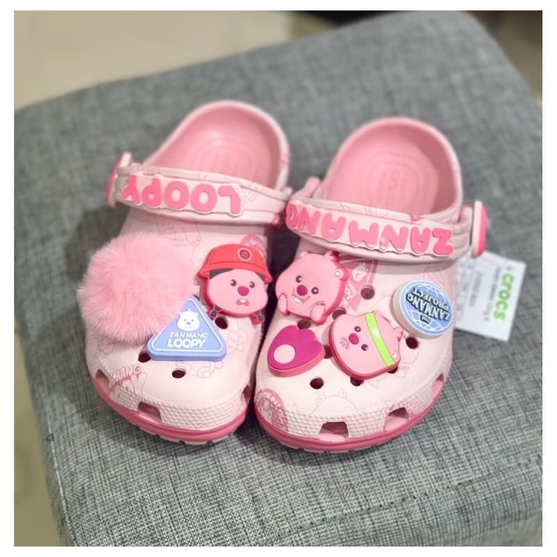 Sandal anak crocs loopy clog / Crocs Zanmang loopy anak / Crocs loopy