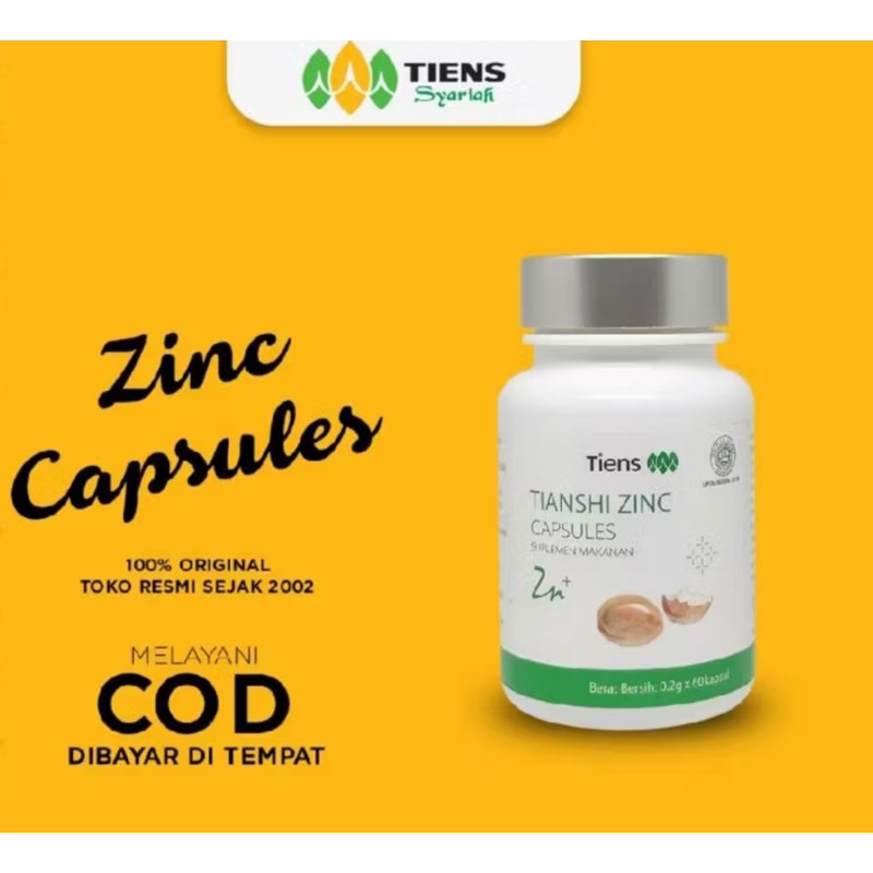 TIENS ZINC CAPSULES ASLI | PENGGEMUK BADAN ANAK & DEWASA | ZINC TIENS