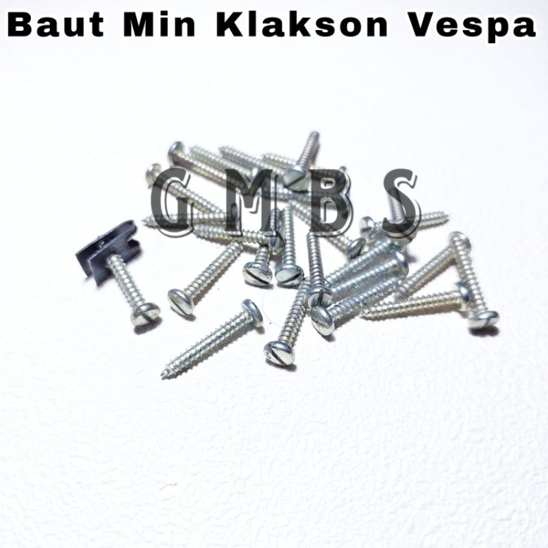 Baut Min Klakson Drat Kasar Vespa Super Sprint VBB VNB VGLA VGLB GL SS180