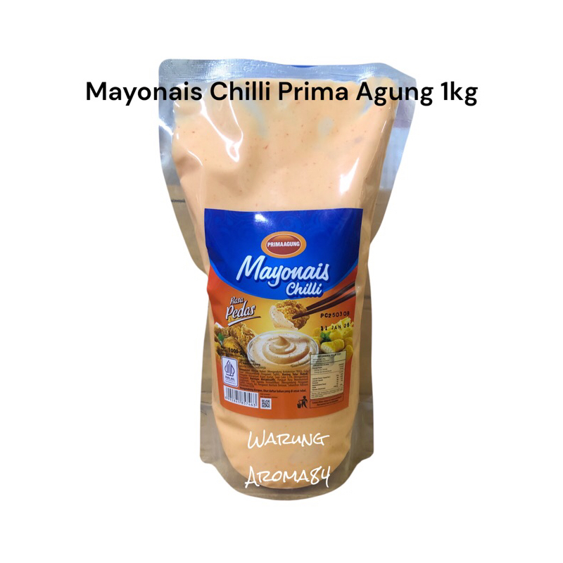 

Mayonais Chilli Prima Agung 1kg