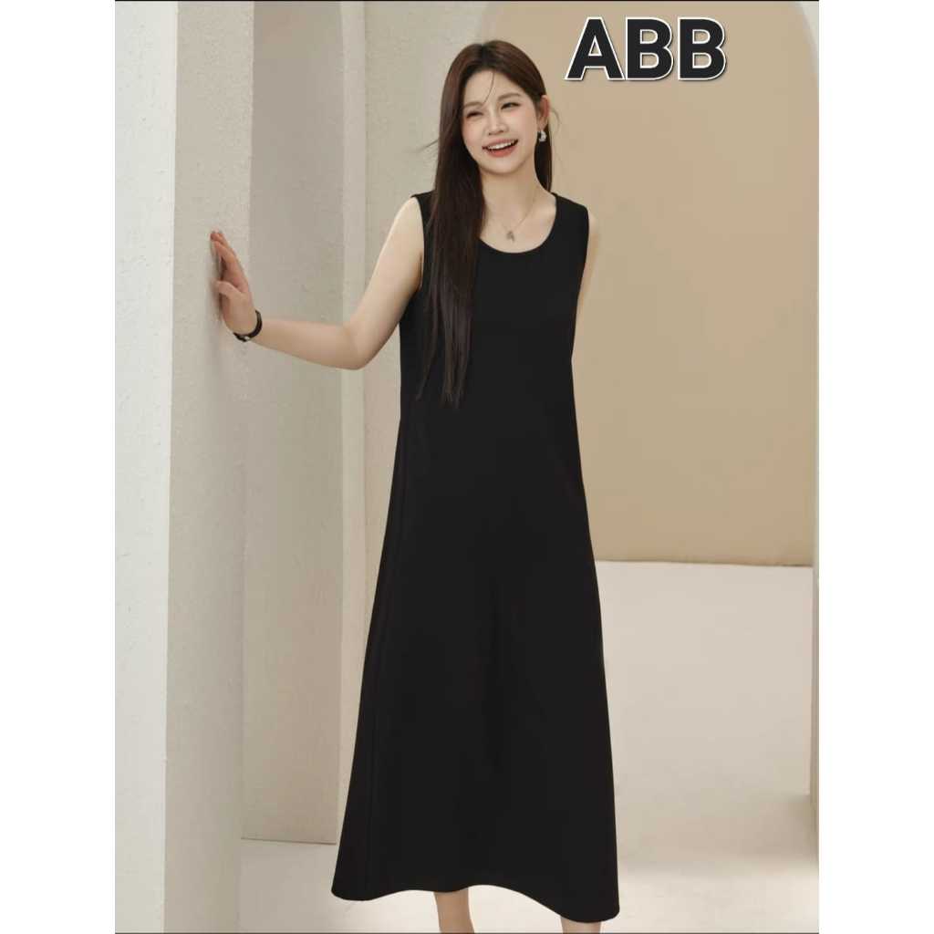 INNER GAMIS LONG DRESS TANPA LENGAN