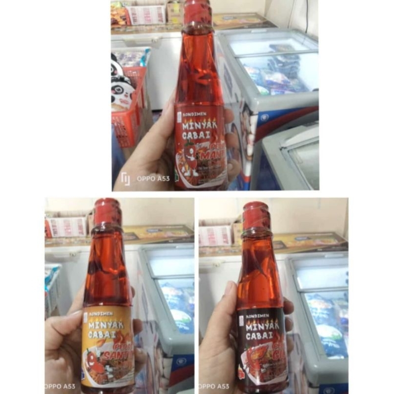 

MINYAK CABAI KONDIMEN DENGAN 3 VARIANT 135ml