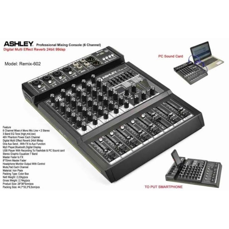 mixer Ashley remix 602
