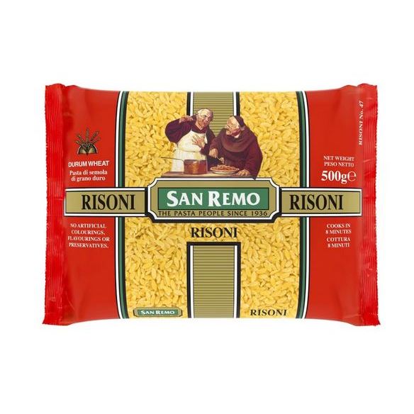 

San Remo Risoni 500gr Pasta Beras Vegan