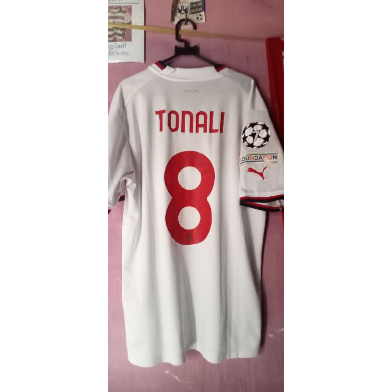 Jersey Milan full patch Liga champion dan nemset