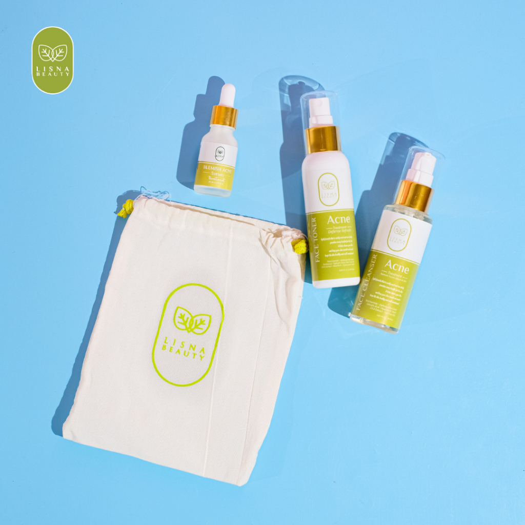 Lisna Beauty | Paket Acne Ampuh Penghilang Jerawat - Penghilang Jerawat Bruntus
