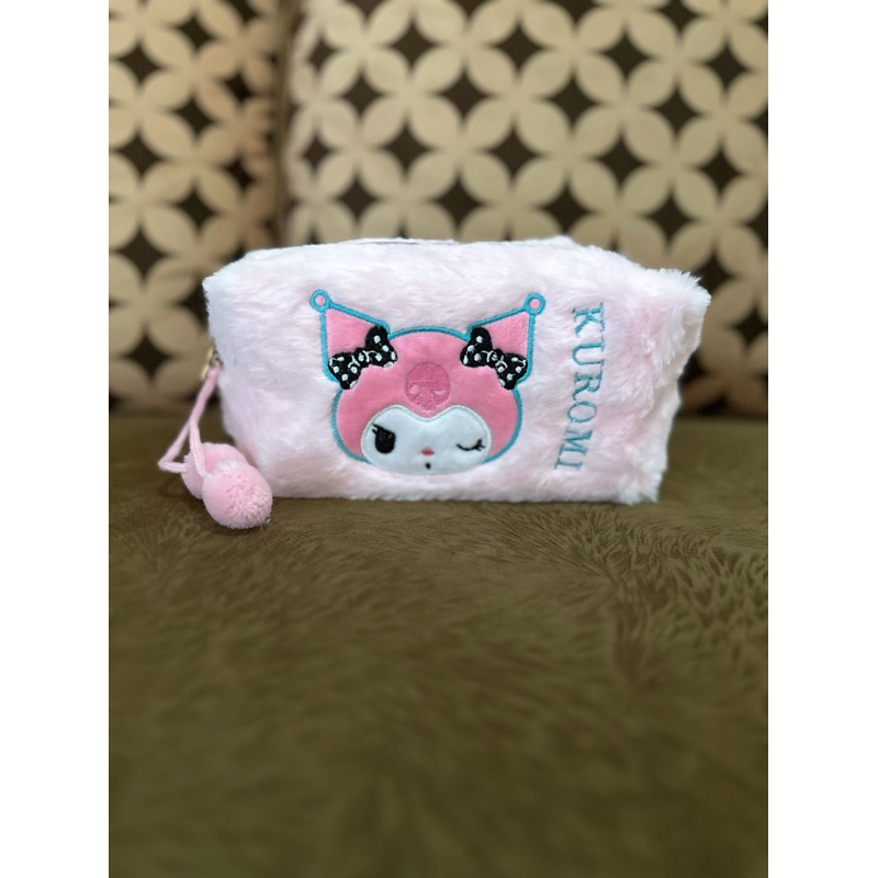 

Pouch makeup / tempat pensil kuromi bulu