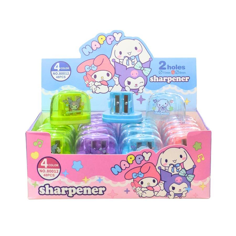 

2 HOLE PENCIL SHARPENER No.80012 SANRIO / RAUTAN 2 LUBANG
