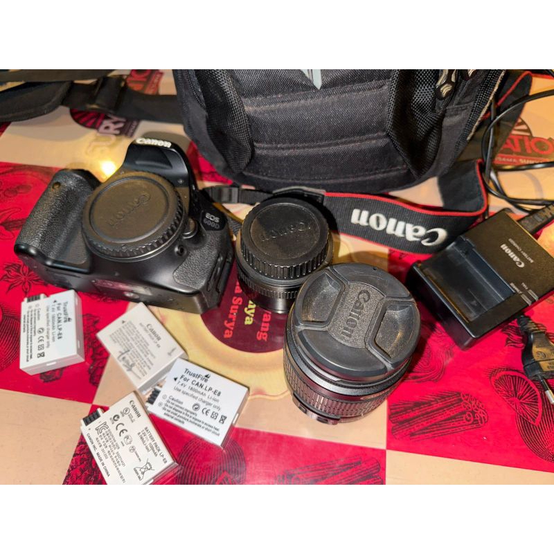 Jual Camera Canon Eos 600D Bekas,Pemakaian Pribadi