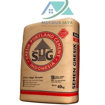 Semen Gresik ukuran 40 kg (1 DO = 200 sak)