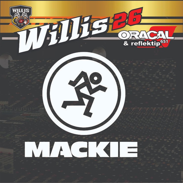 

cutting sticker hardcase peralatan sound system mackie.stiker koper box audio microphone mackie kotak