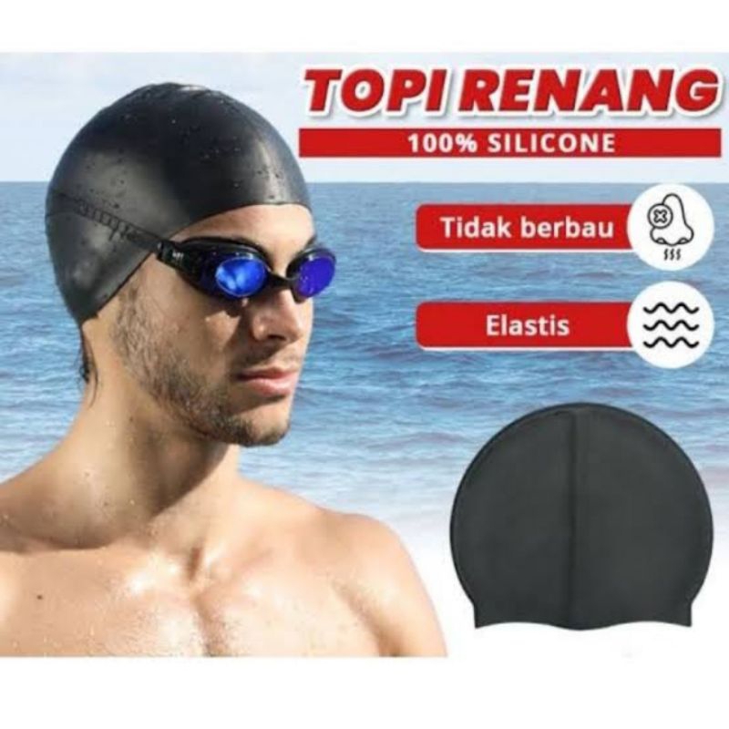 Penutup Kepala Renang Topi Renang Anak Anak Dewasa