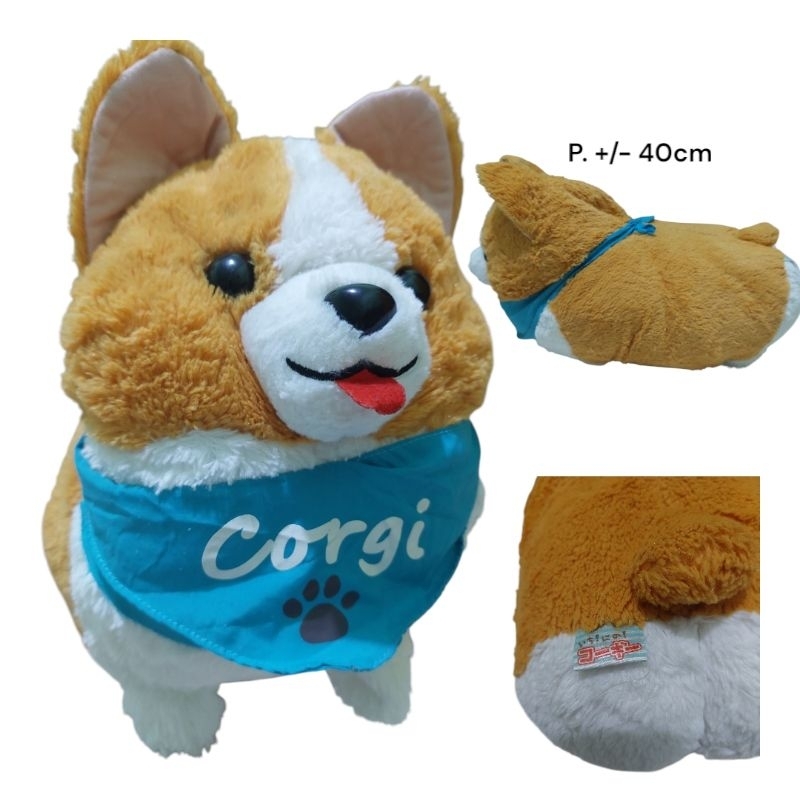 Boneka Anjing Corgi Original