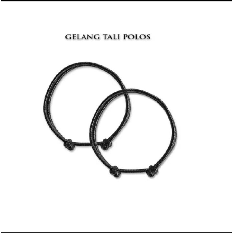 GELANG COUPLE HITAM POLOS