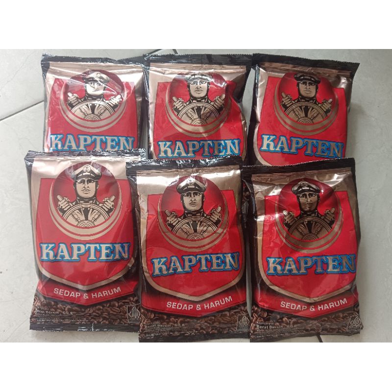 

Kopi Cap KAPTEN Sachet 60 gram