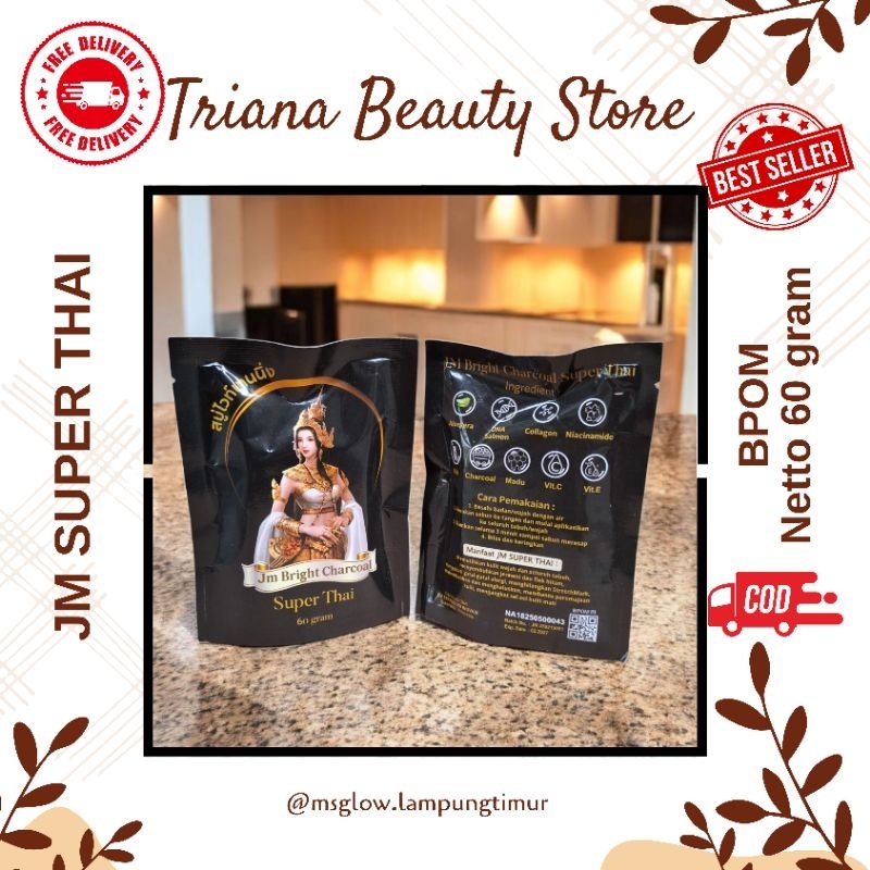 [BPOM ORI 100%] SABUN JM SUPER THAI | Sabun Muka Dan Badan By Jameela Skincare