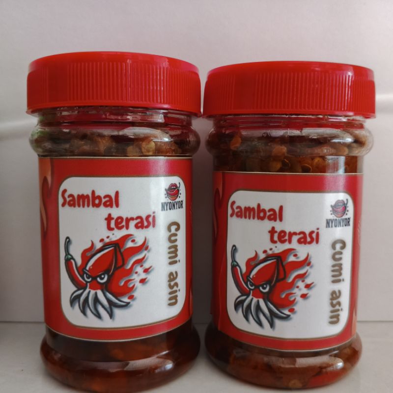 

Sambel Terasi Cumi Asin 150g - Nyonyor
