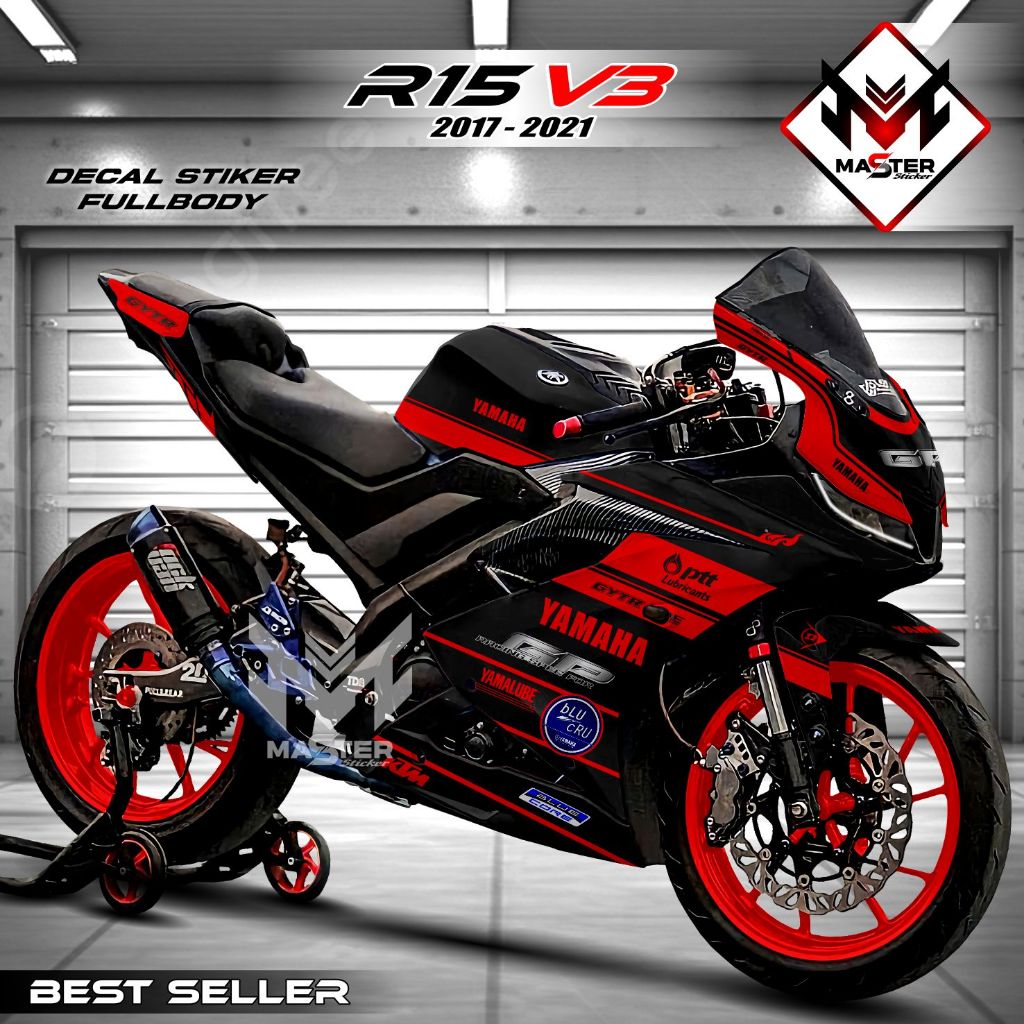 Decal R15 V3 Full Body Stiker R15 V3 Full Body Dekal R15 V3 Variasi Sticker R15 V3 Full Body