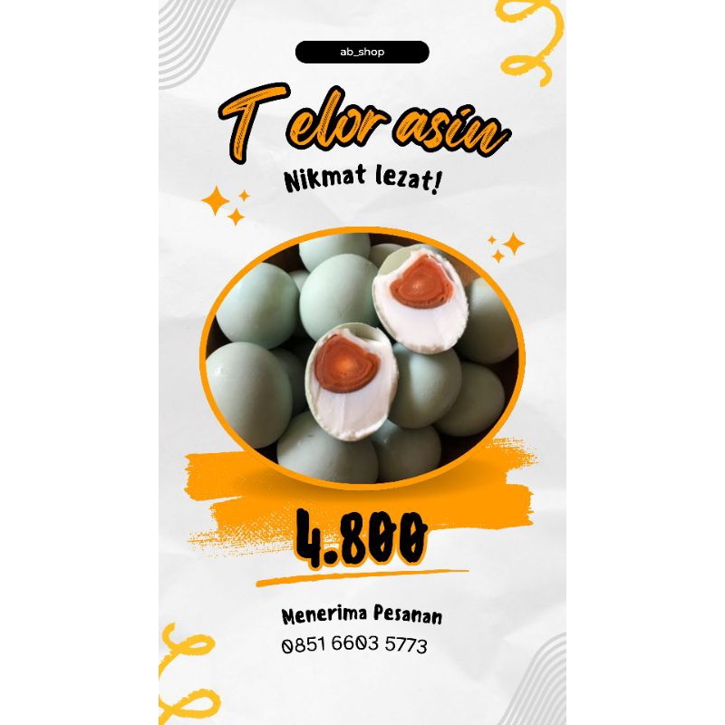 

telor asin ECER & grosir