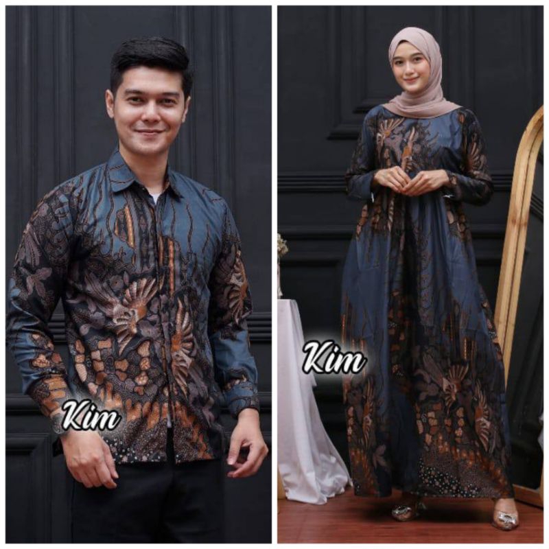 Sarimbit Gamis Couple Suami Istri Kondangan Viral Pacar Baju Kembar Pria Wanita Lebaran Lamaran Pasa