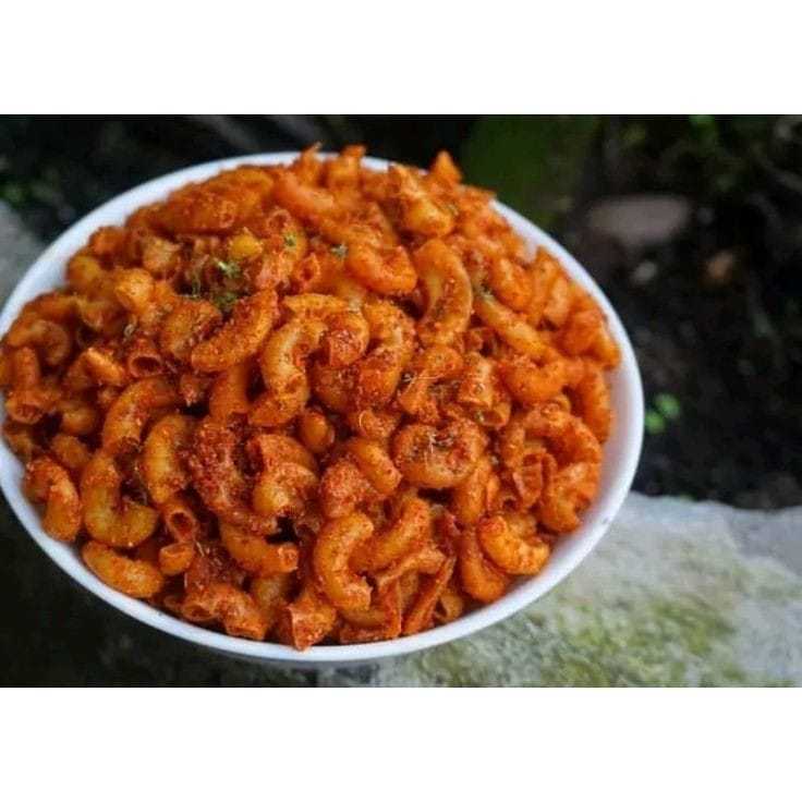 

250 GRAM MAKRONI PIPA BANTET PEDAS DAUN JERUK | MAKARONI BANTET PEDAS | MAKRONI KERANG BANTET PEDAS RENYAH