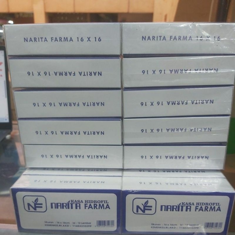 kasa steril narita farma isi 10 kotak / kasa hidrofil